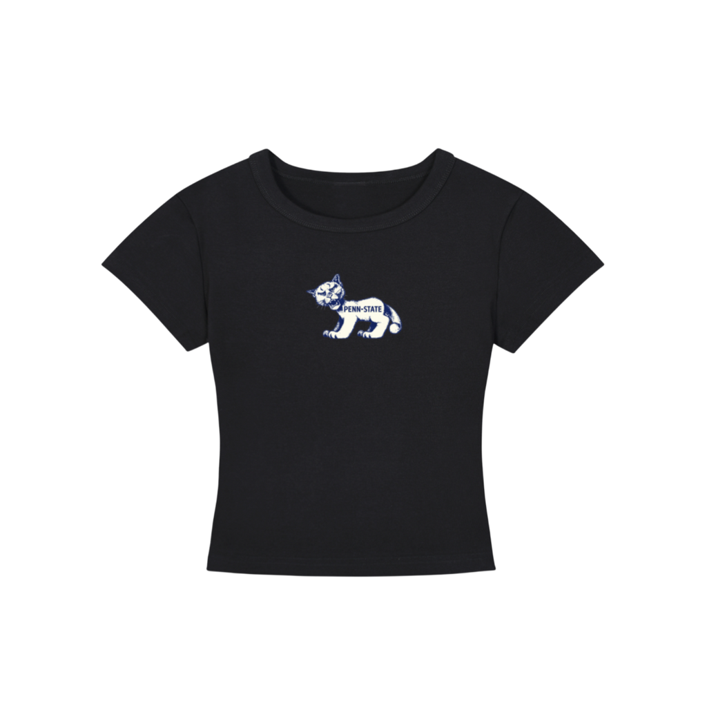 Penn State Vintage Logo Cropped Shirt