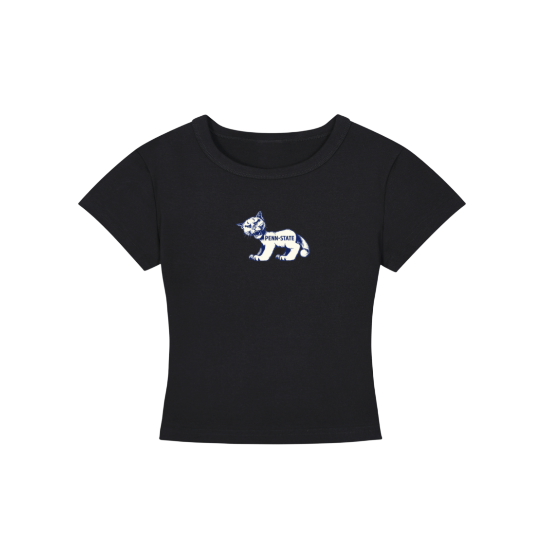 Penn State Vintage Logo Cropped Shirt