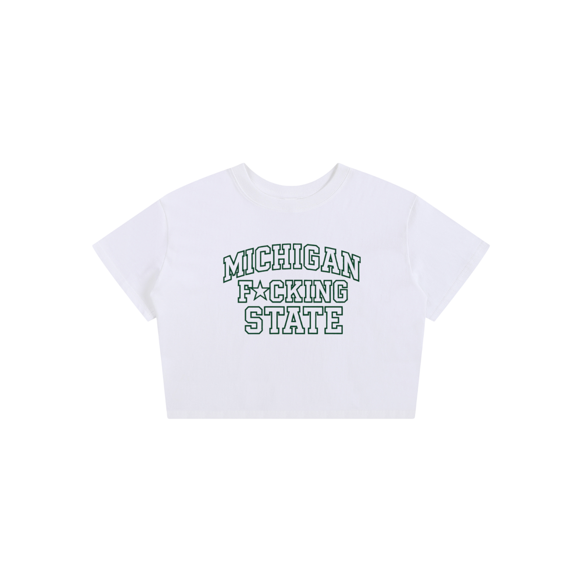 Michigan State Star Baby Tee