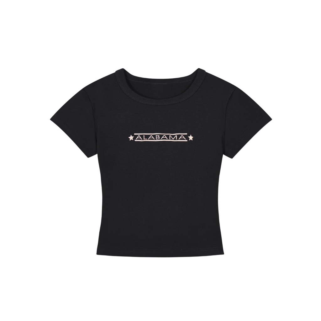 Alabama Stars Cropped Shirt