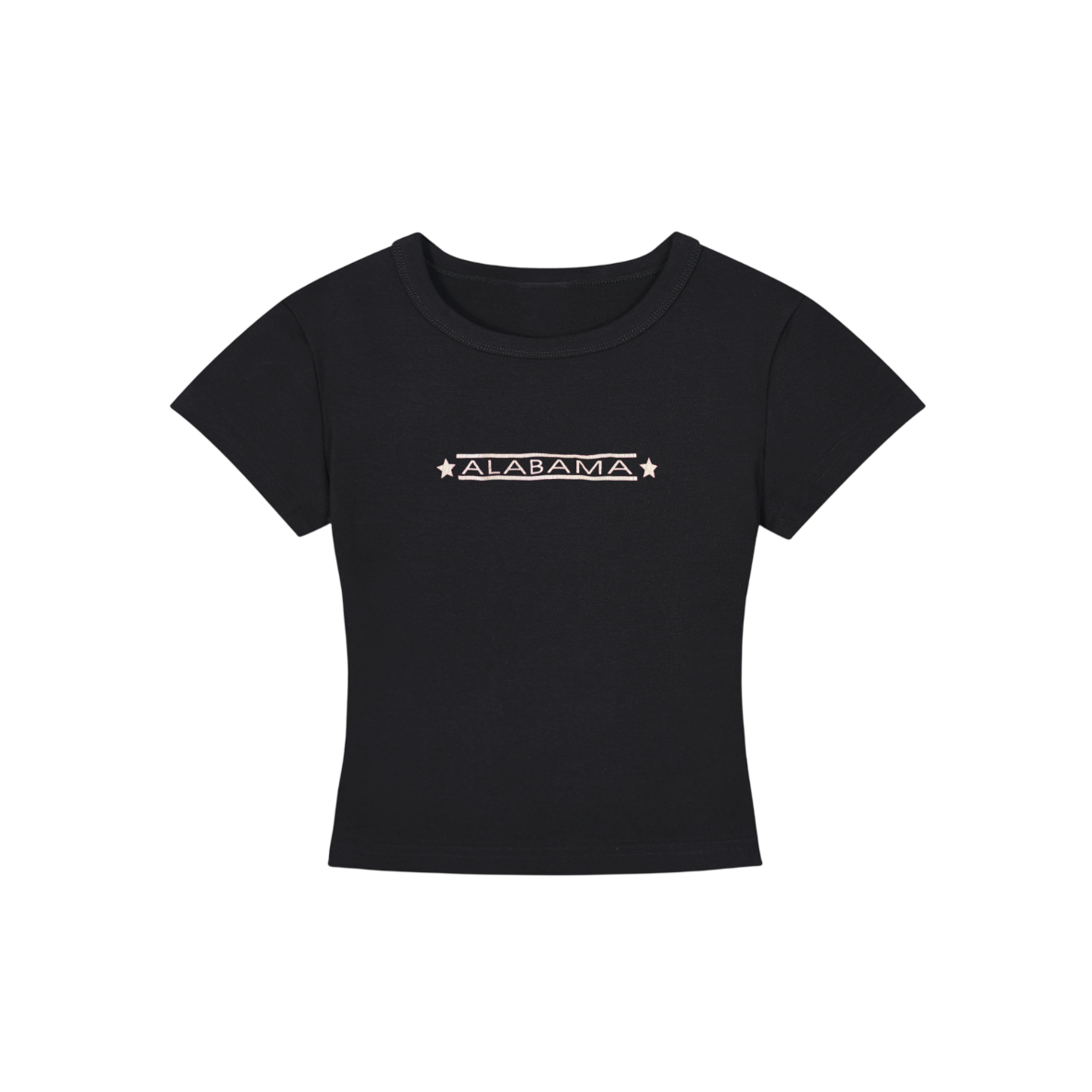 Alabama Stars Cropped Shirt