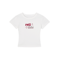 Alabama Slogan Cropped Shirt