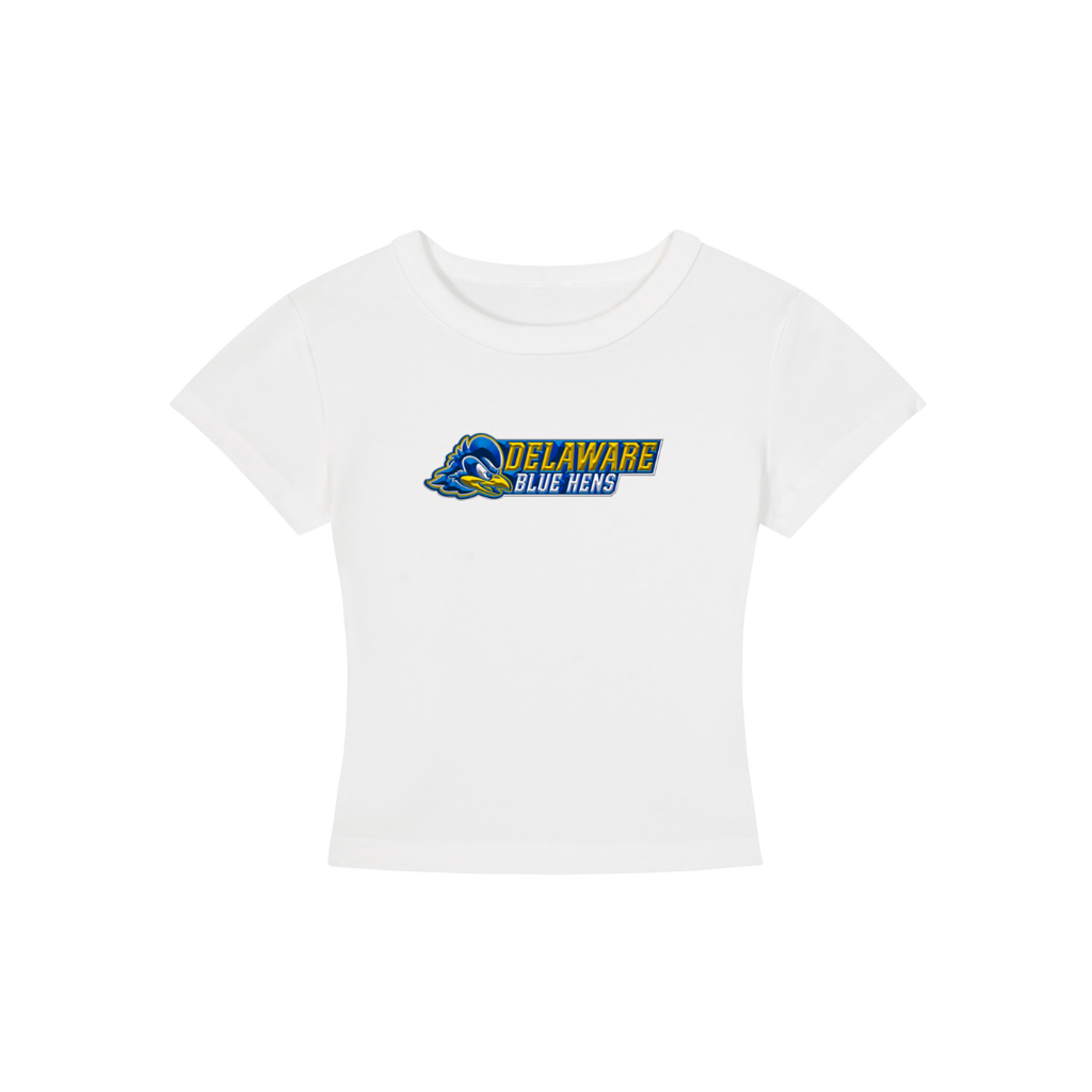Delaware Blue Hens Cropped Shirt