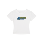Delaware Blue Hens Cropped Shirt