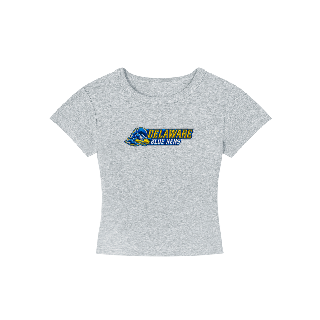 Delaware Blue Hens Cropped Shirt