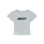 Delaware Blue Hens Cropped Shirt