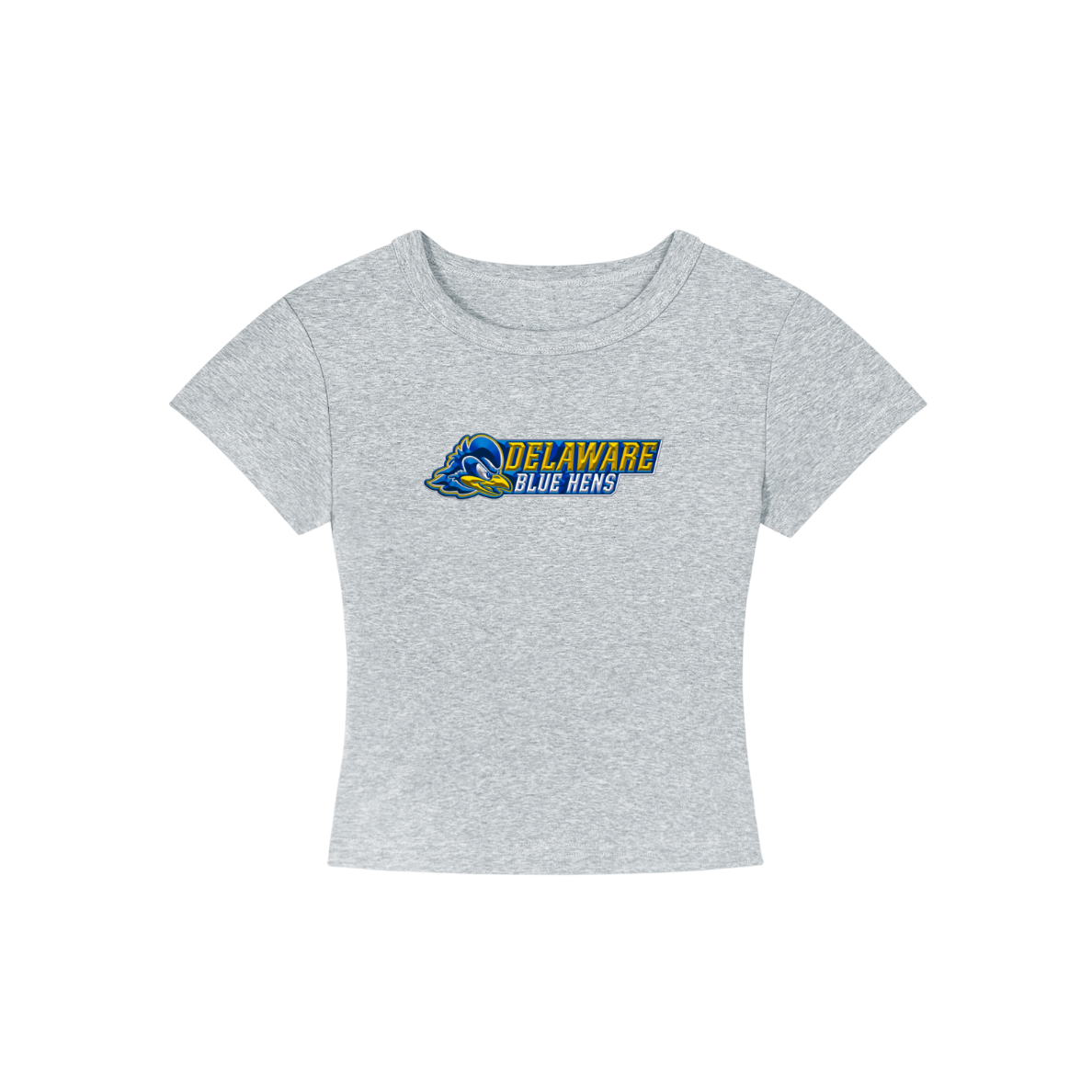 Delaware Blue Hens Cropped Shirt