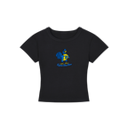 Delaware Mascot Cropped Shirt