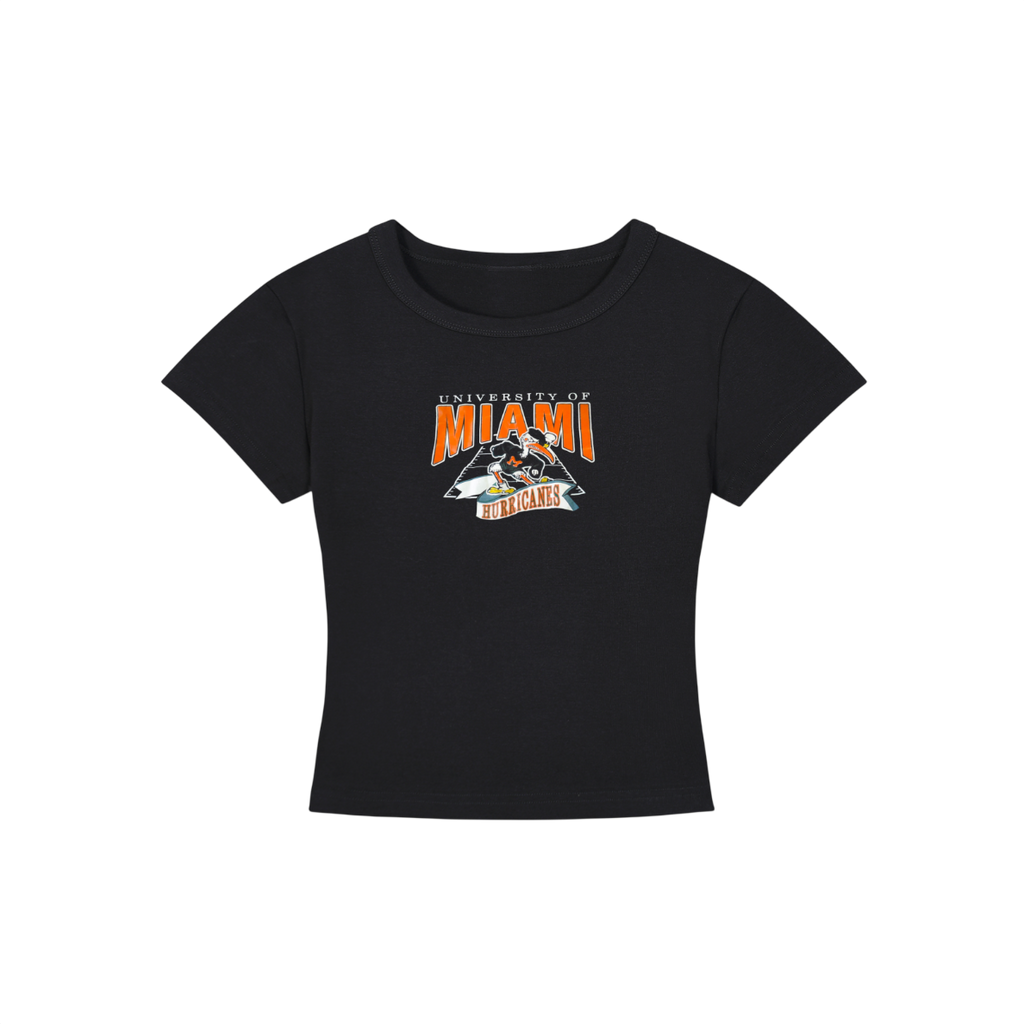 Miami Football Cropped Shirt