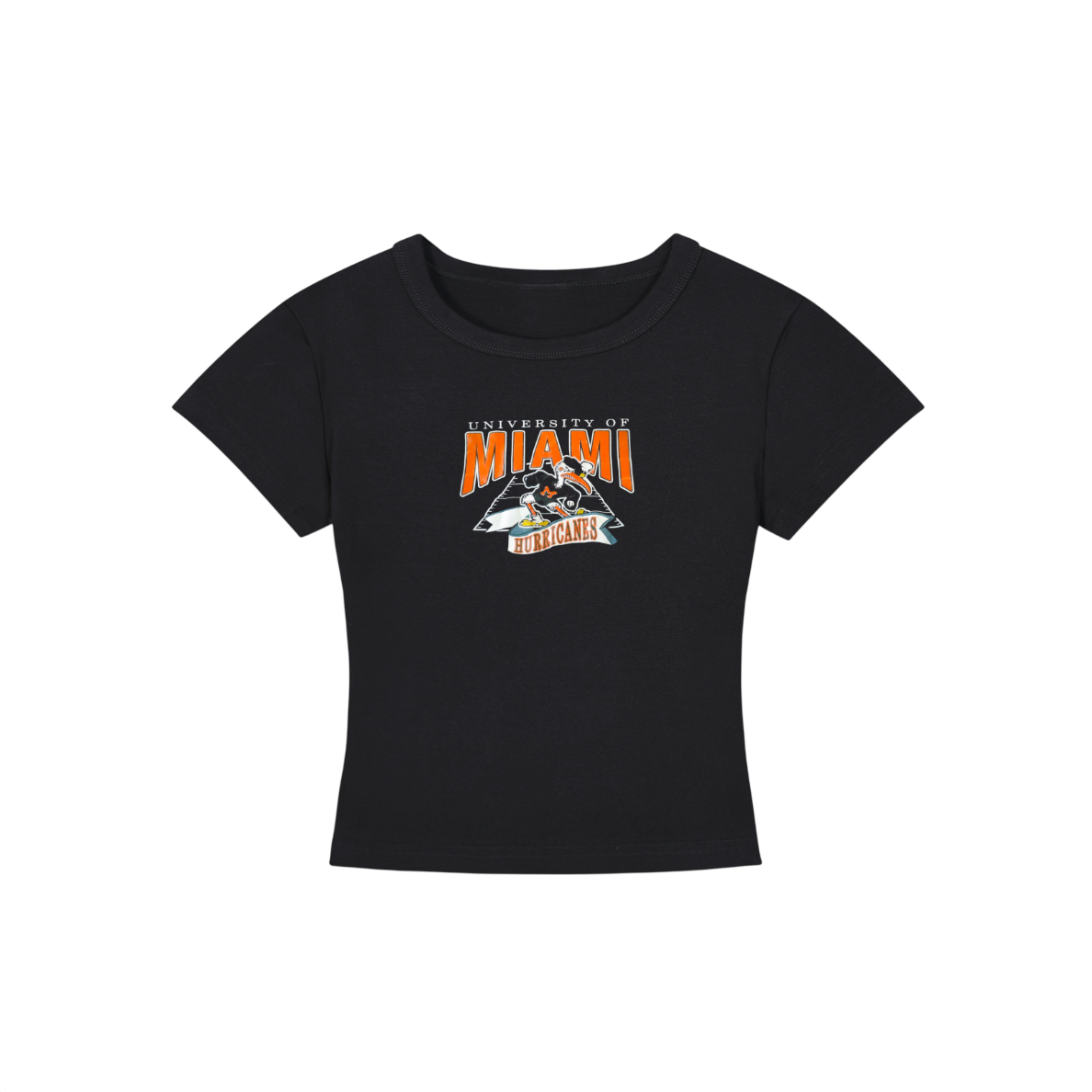 Miami Football Cropped Shirt