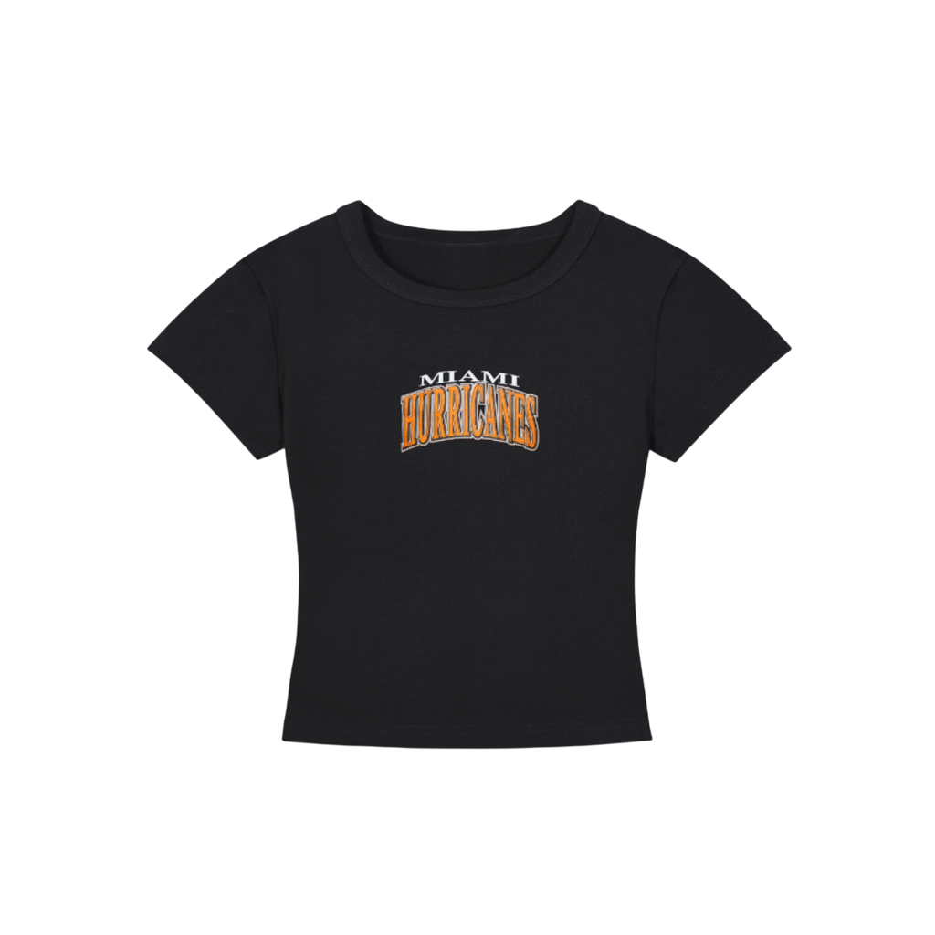 Miami Hurricanes Cropped Shirt