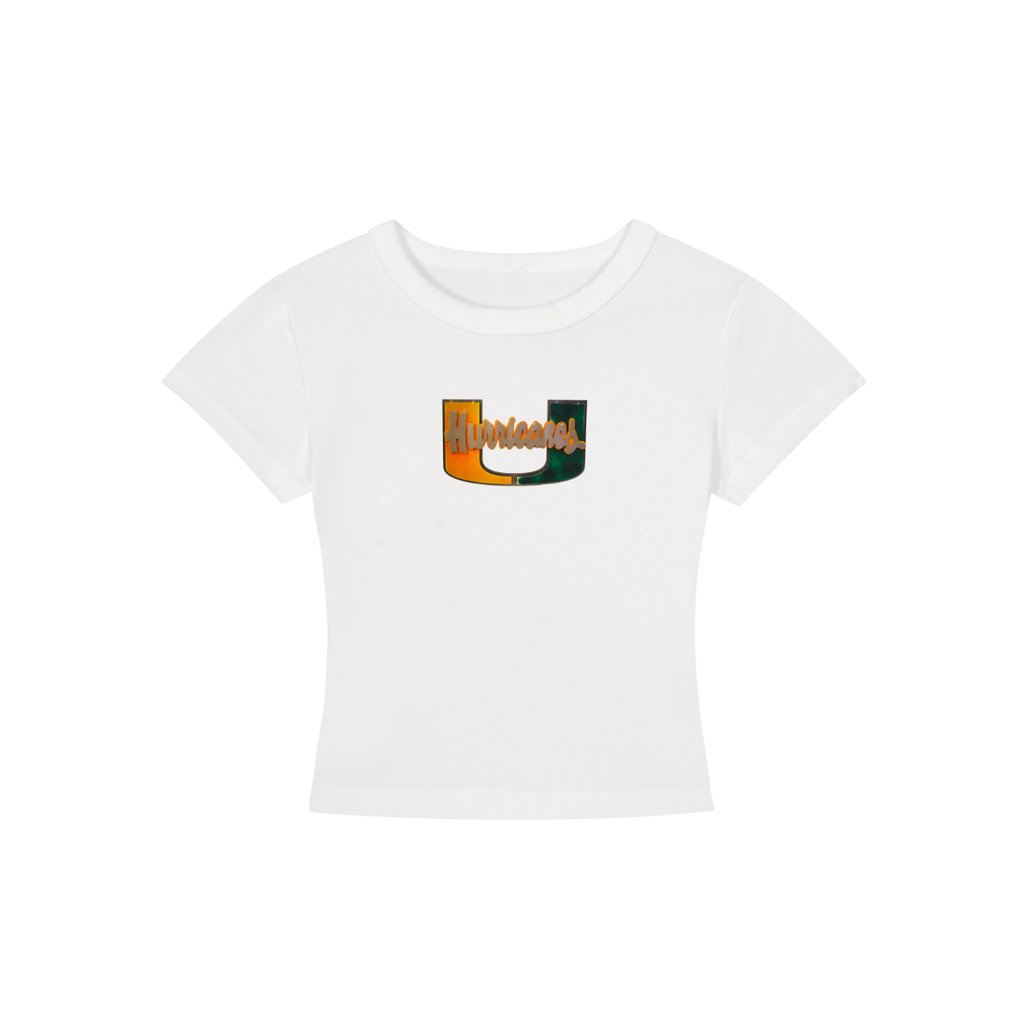 Miami Vintage Cropped Shirt