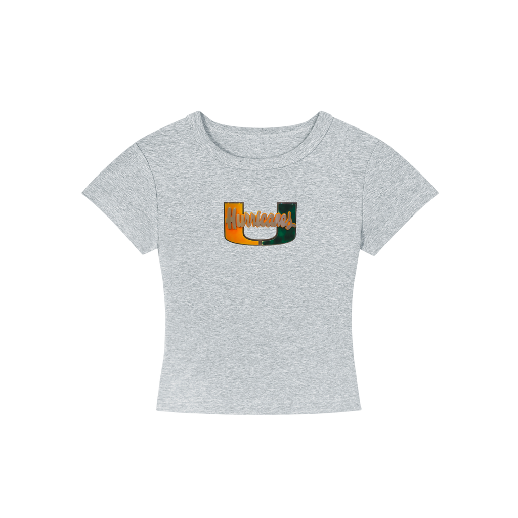 Miami Vintage Cropped Shirt