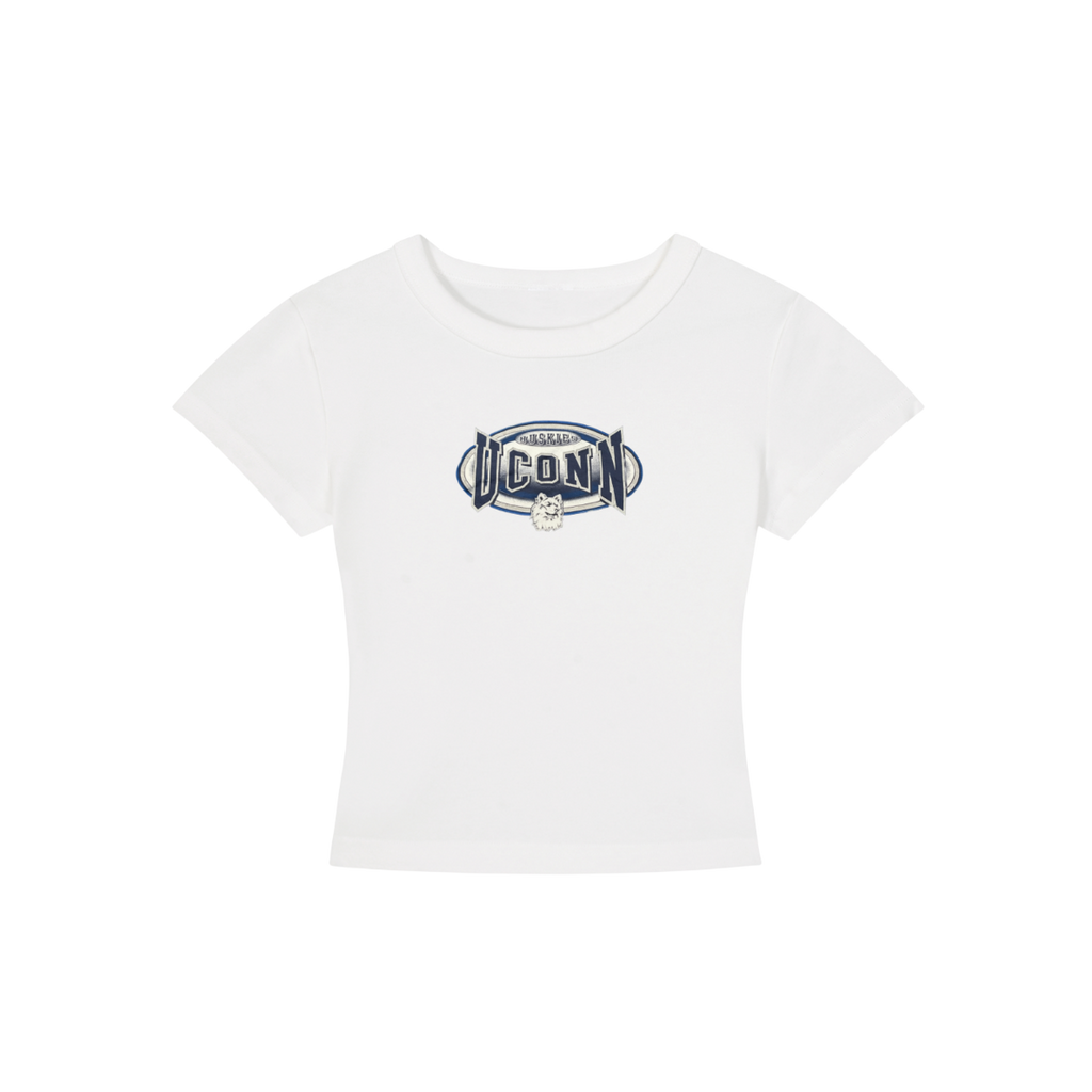 Uconn Huskies Cropped Shirt