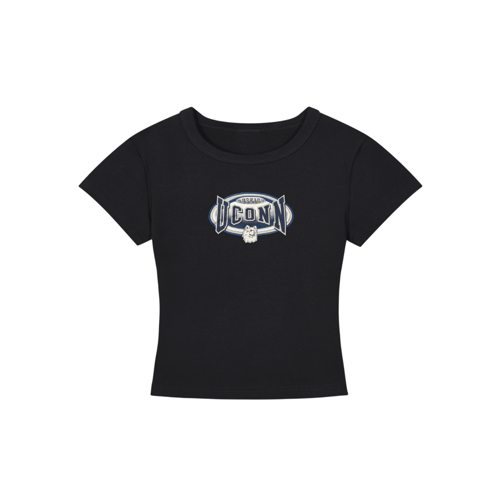 Uconn Huskies Cropped Shirt