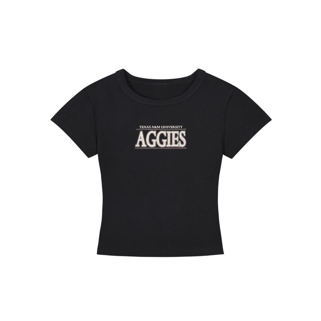 Texas A&M Vintage Cropped Shirt