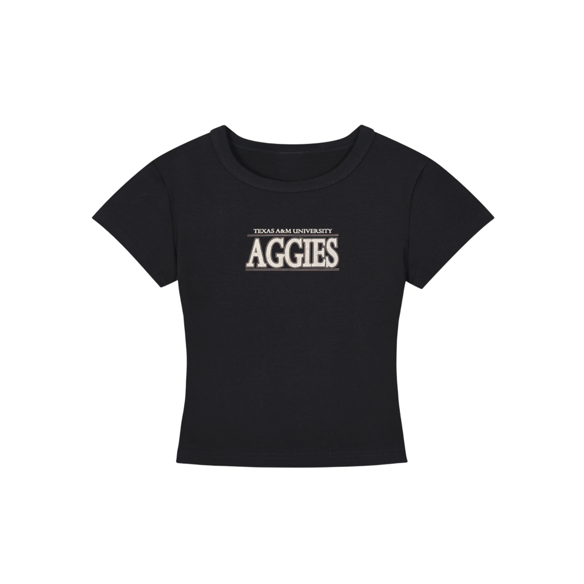Texas A&M Vintage Cropped Shirt