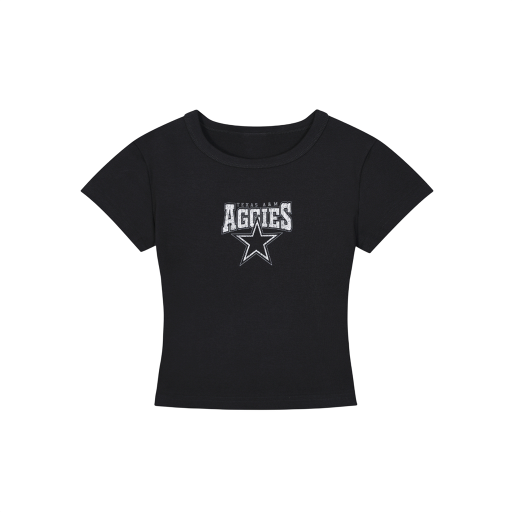 Texas A&M Star Cropped Shirt