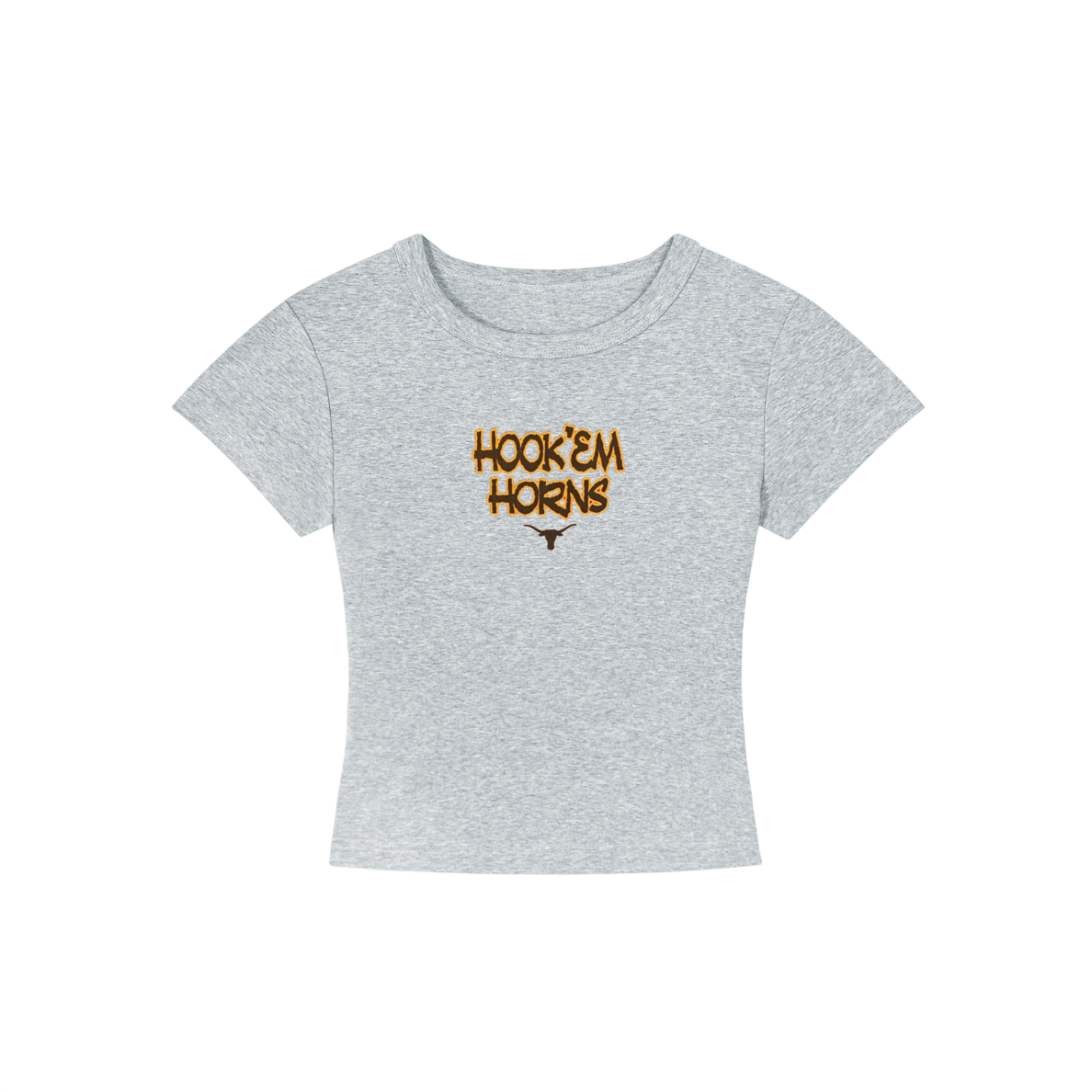 Texas at Austin Hook Em Cropped Shirt