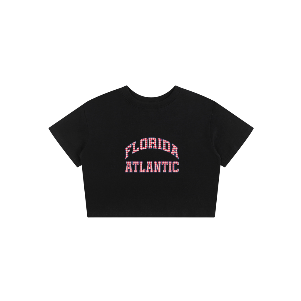 FAU Plaid Baby Tee