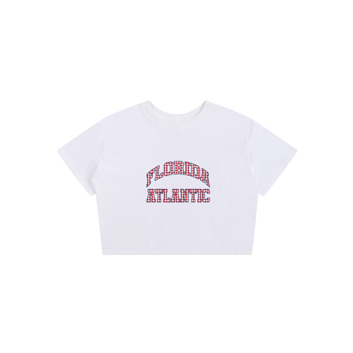FAU Plaid Baby Tee
