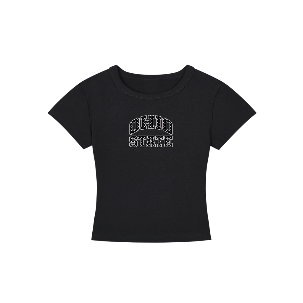 Ohio State Grain Cropped Shirt