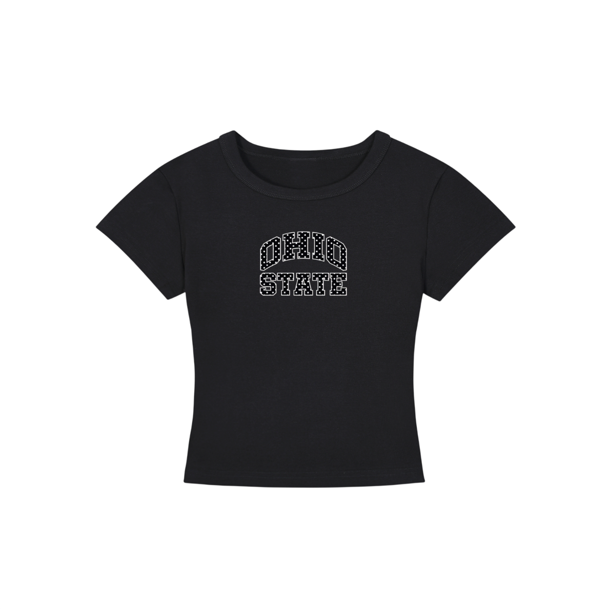 Ohio State Grain Cropped Shirt