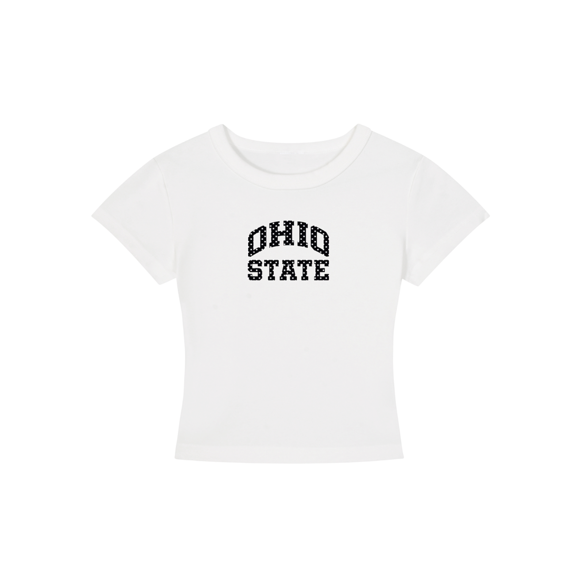 Ohio State Grain Cropped Shirt