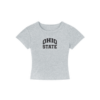 Ohio State Grain Cropped Shirt