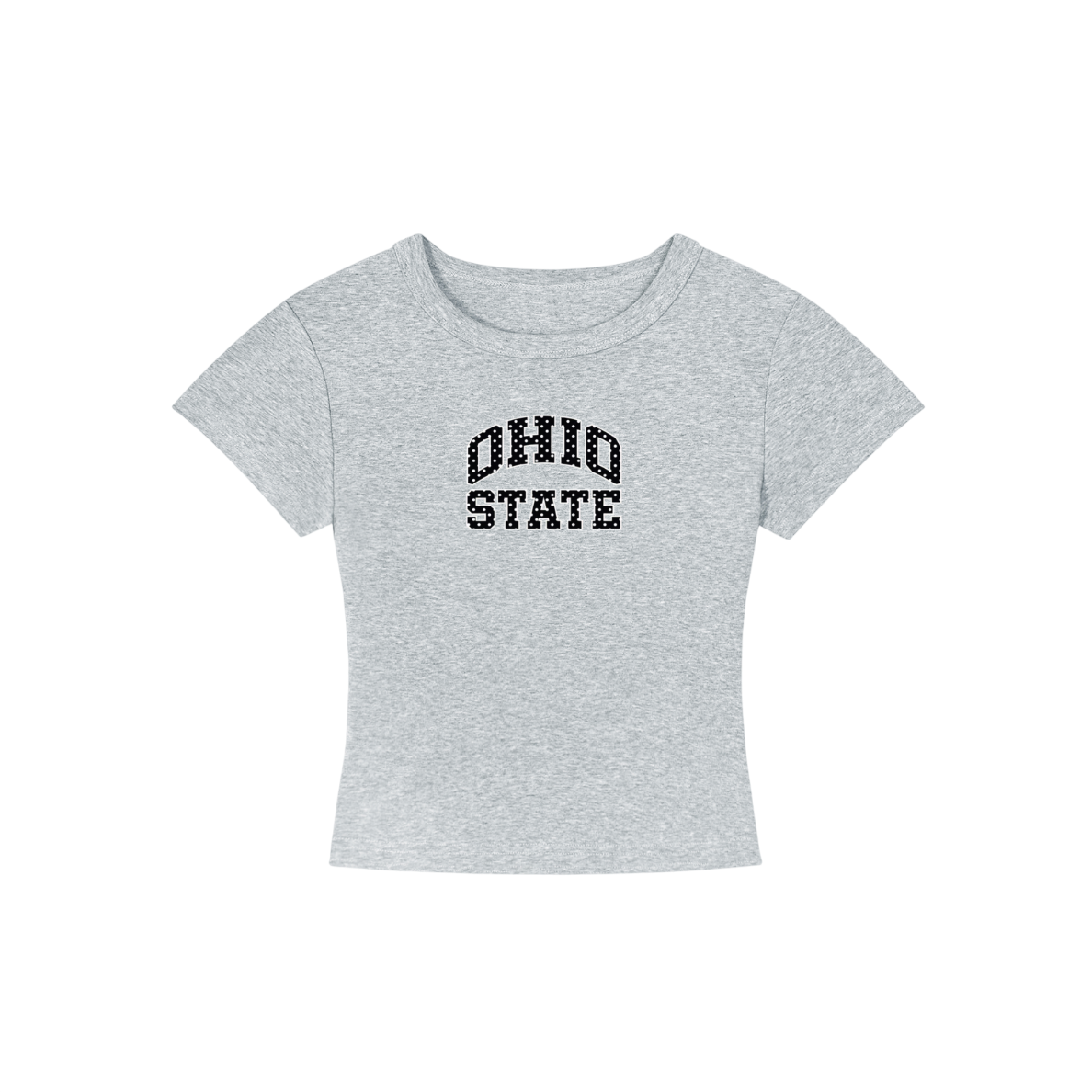 Ohio State Grain Cropped Shirt