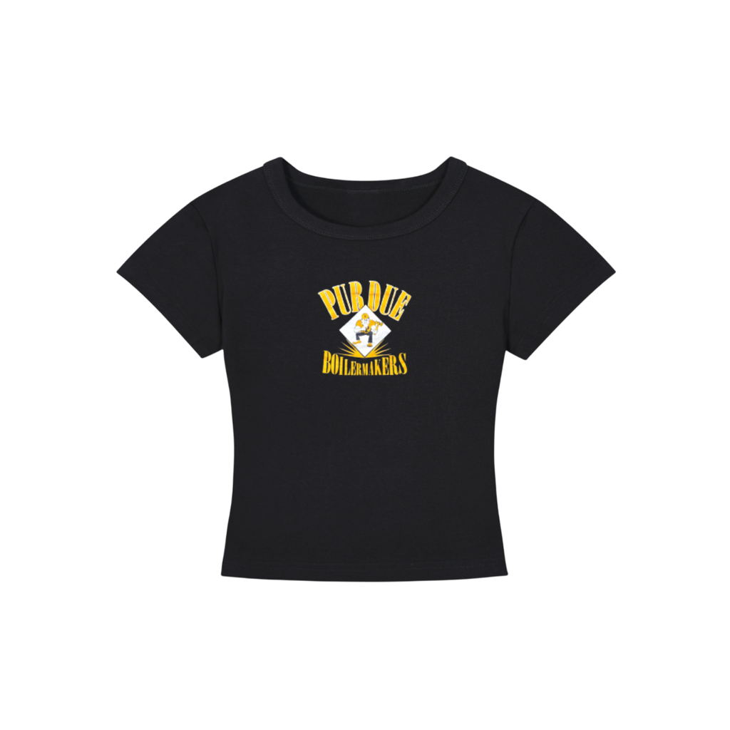 Purdue Vintage Cropped Shirt