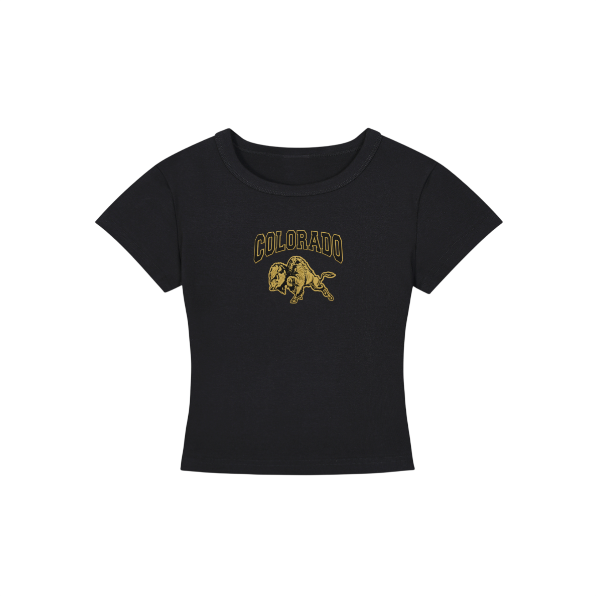 CU Boulder Bison Cropped Shirt