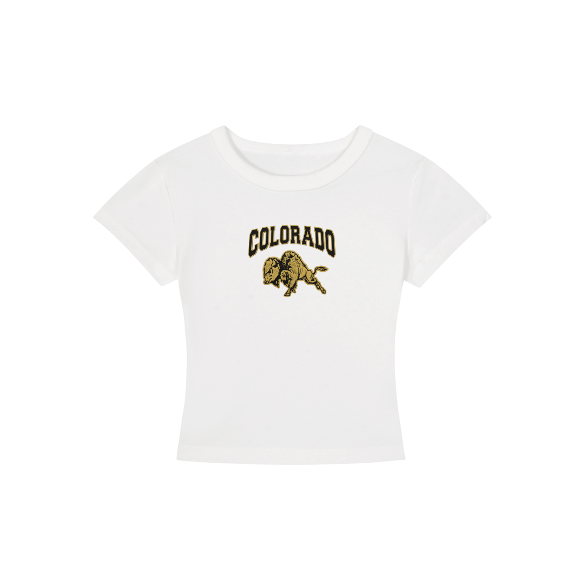CU Boulder Bison Cropped Shirt