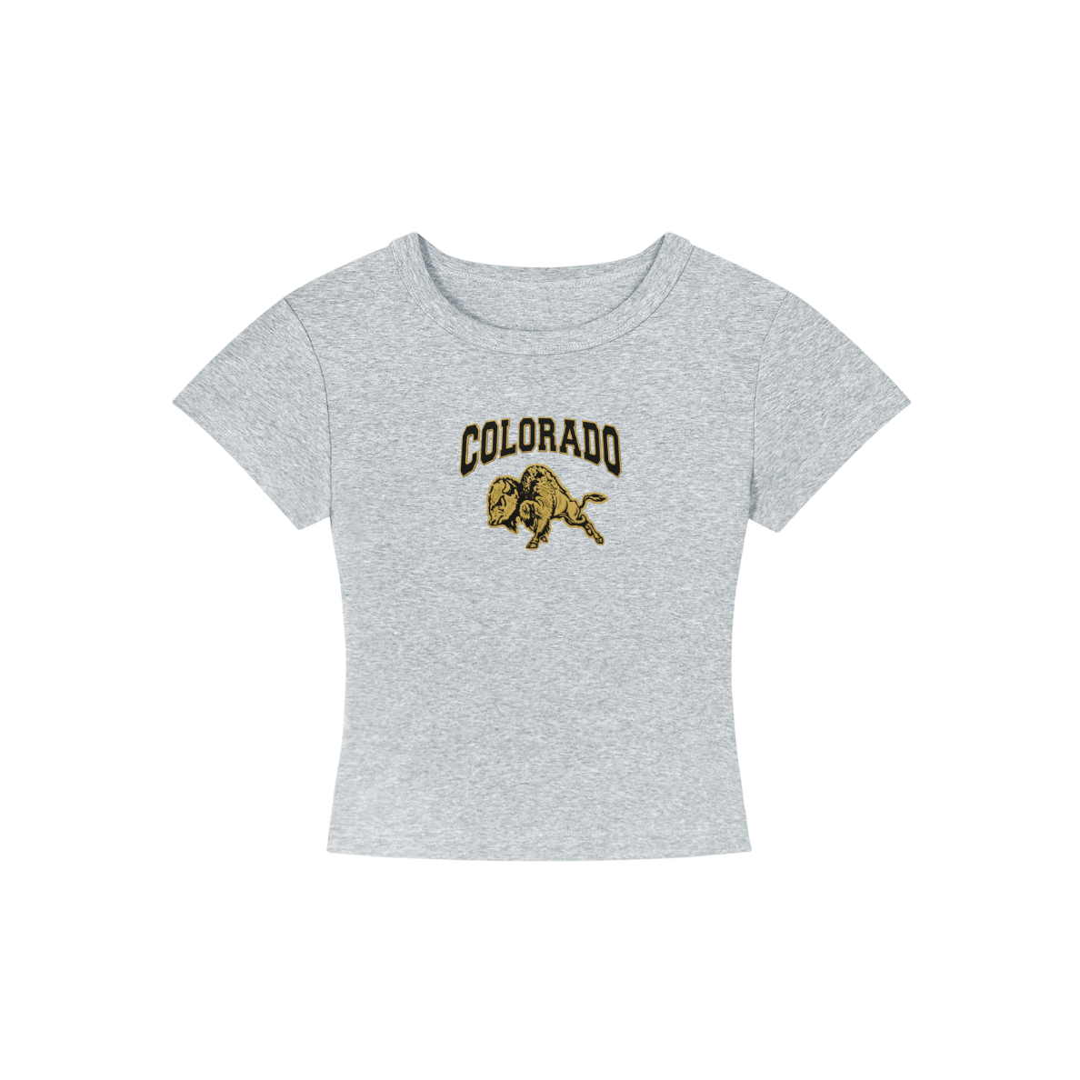 CU Boulder Bison Cropped Shirt