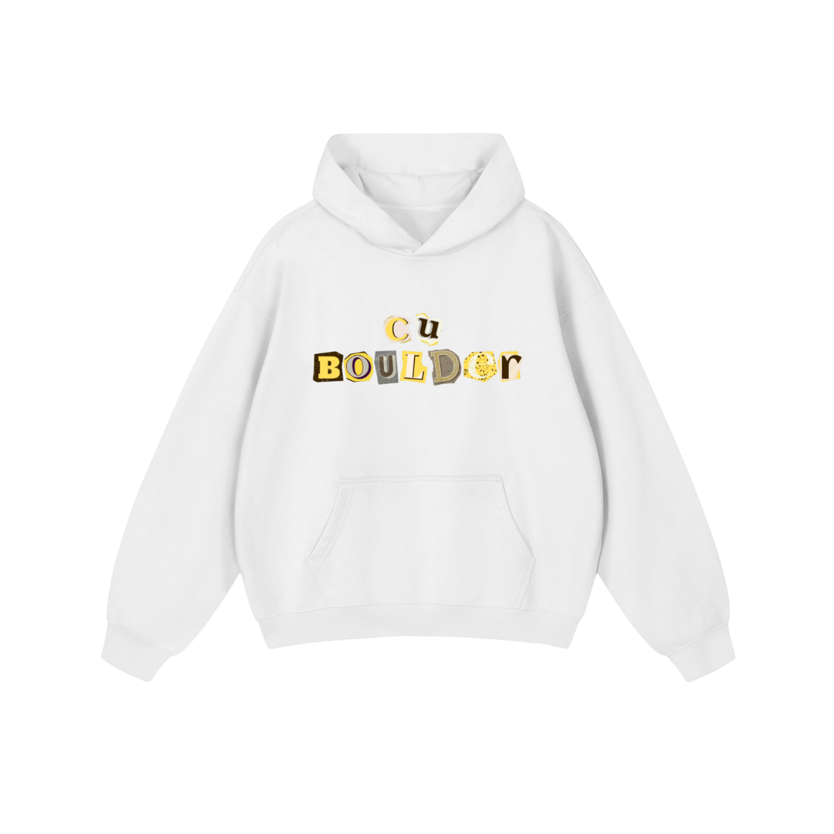 CU Boulder Collage Hoodie