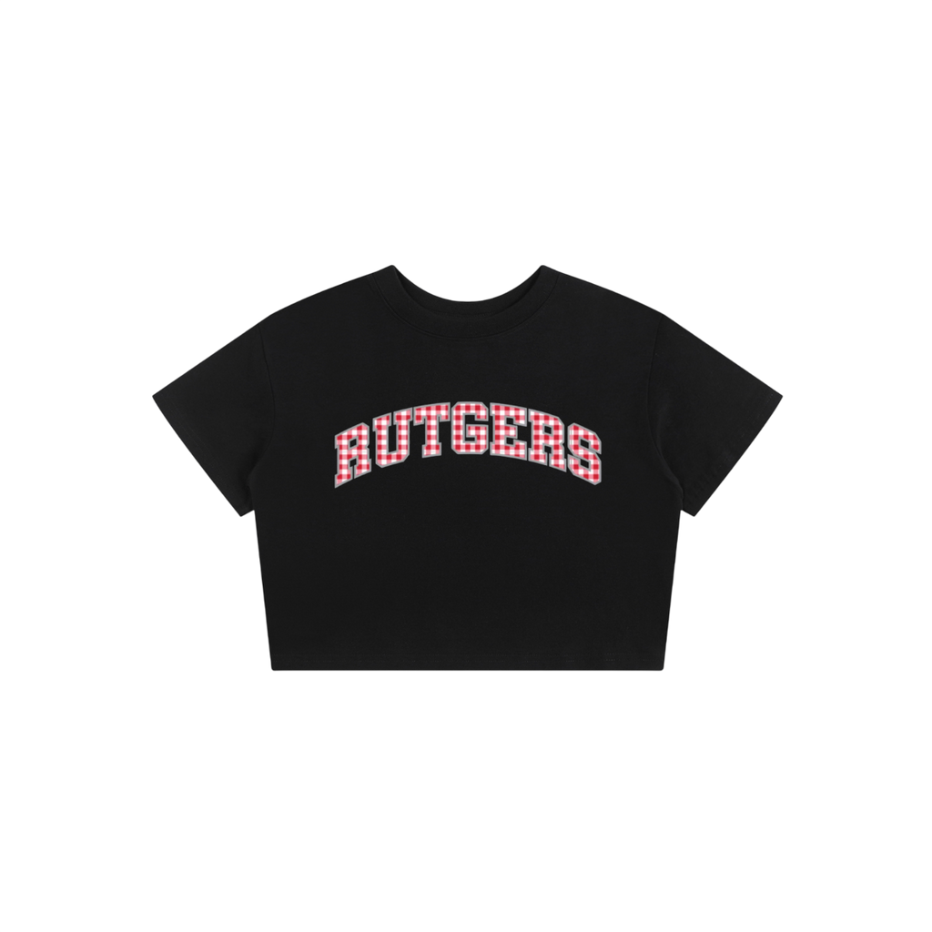 Rutgers Plaid Women's Shorts