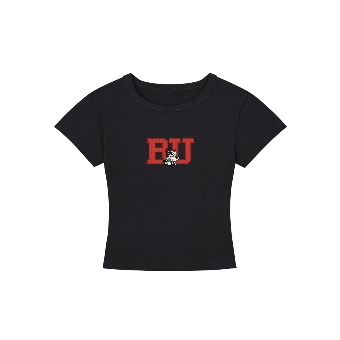 Boston Terrier Cropped Shirt