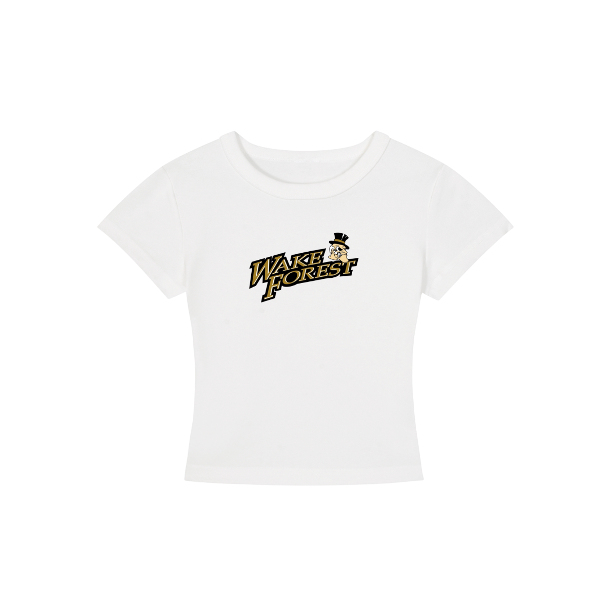Wake Forest Vintage Cropped Shirt