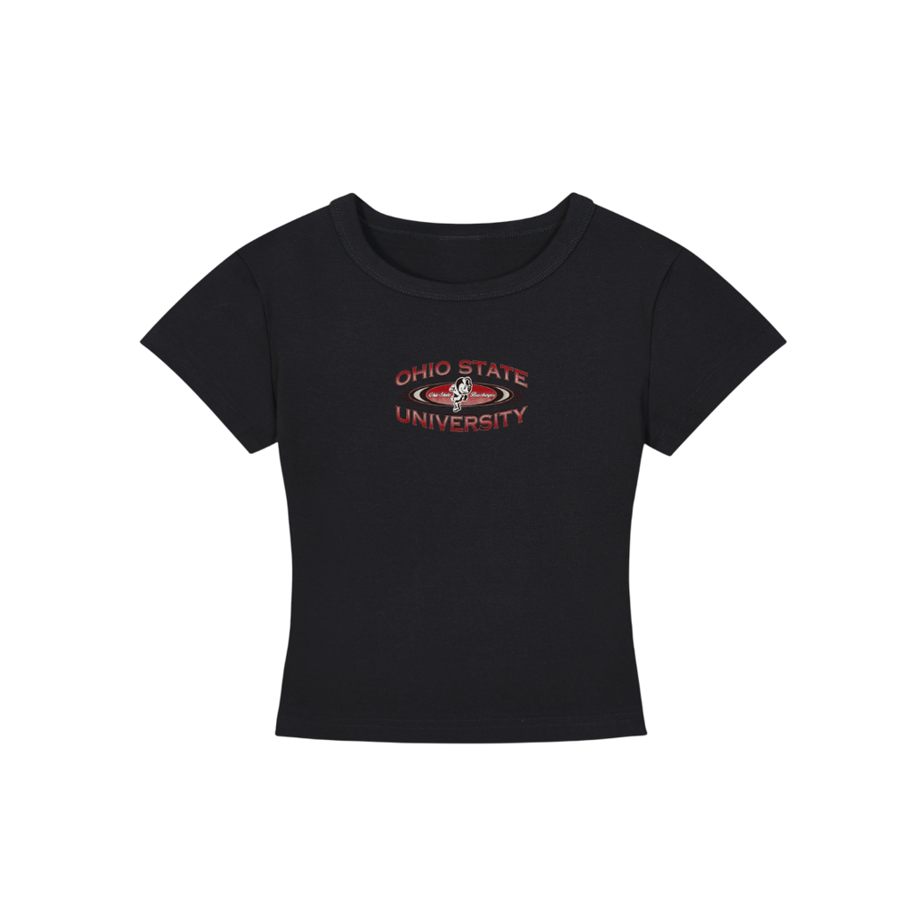 Ohio State Vintage Logo Cropped Shirt