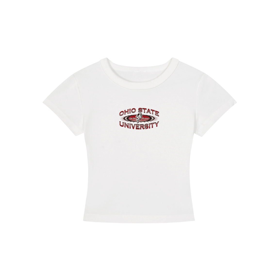 Ohio State Vintage Logo Cropped Shirt
