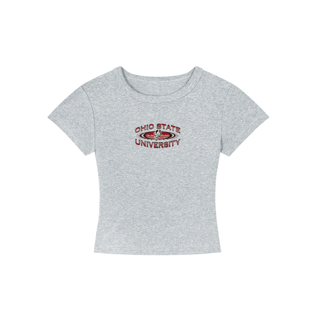 Ohio State Vintage Logo Cropped Shirt