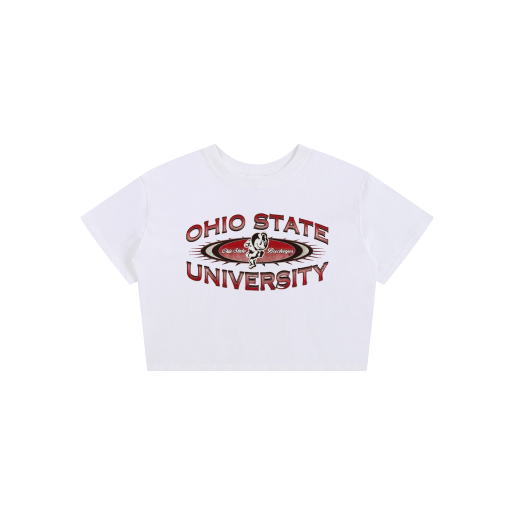 Ohio State Vintage Logo Baby Tee