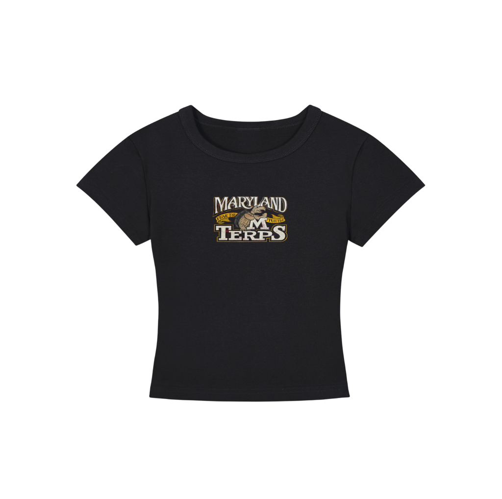 Maryland Vintage Logo Cropped Shirt