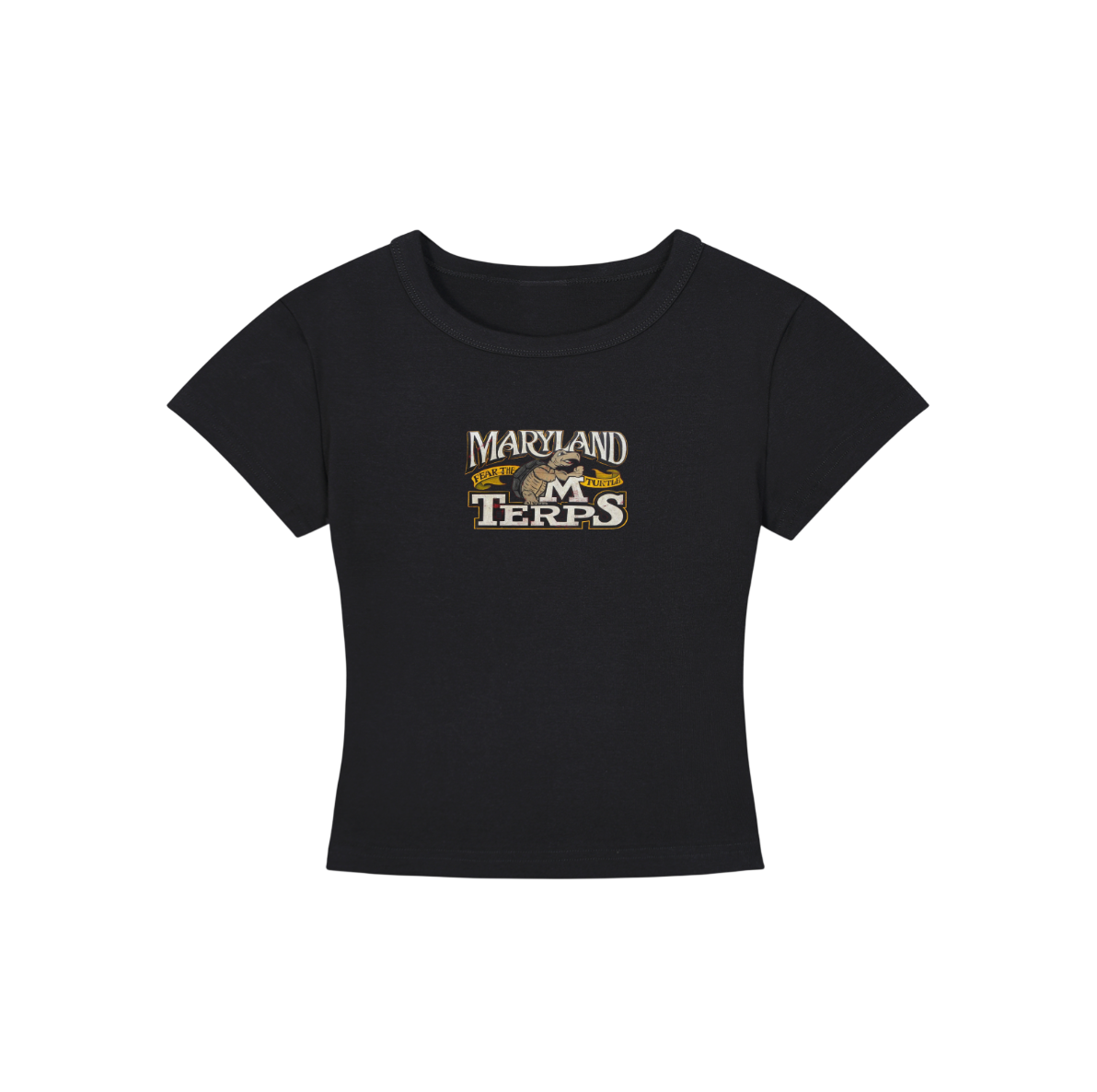 Maryland Vintage Logo Cropped Shirt