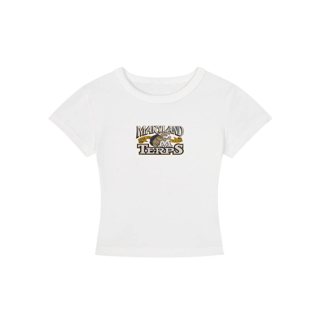 Maryland Vintage Logo Cropped Shirt