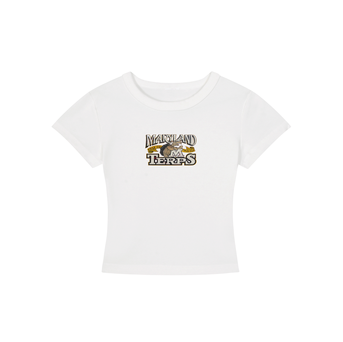 Maryland Vintage Logo Cropped Shirt