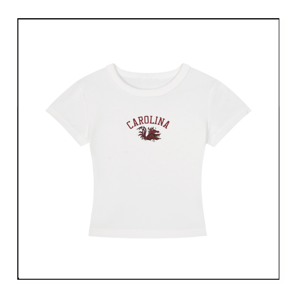 South Carolina Gamecock Cropped Shirt