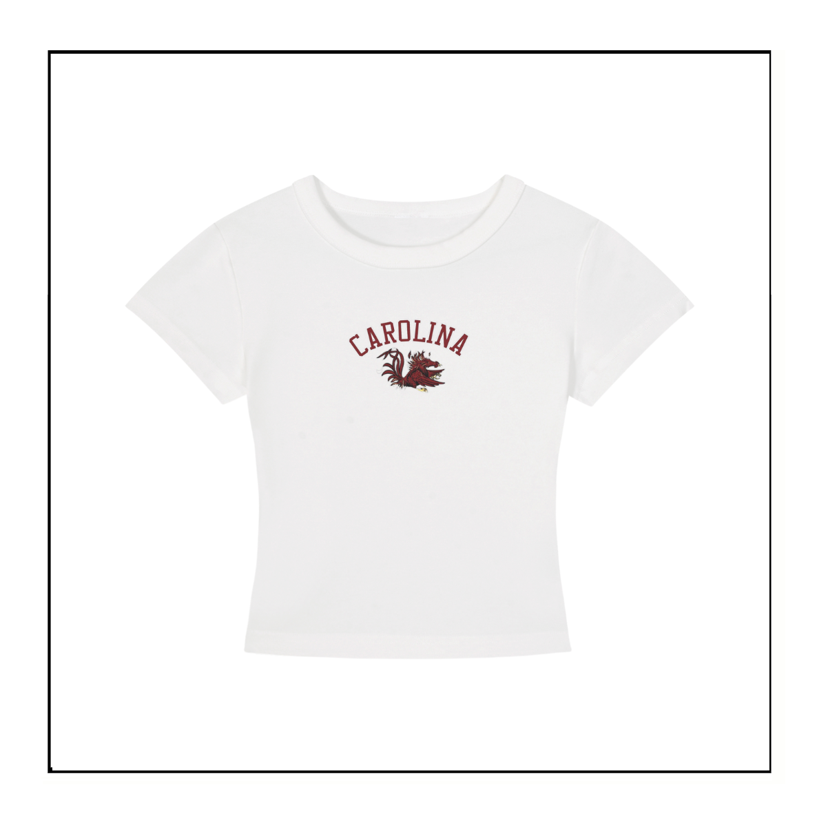 South Carolina Gamecock Cropped Shirt