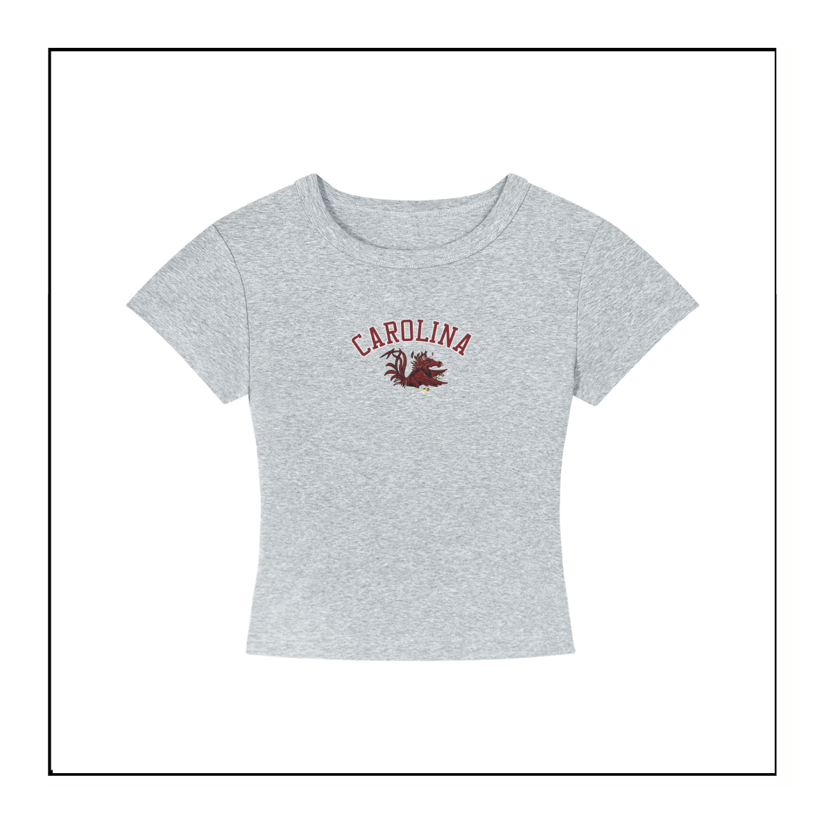 South Carolina Gamecock Cropped Shirt