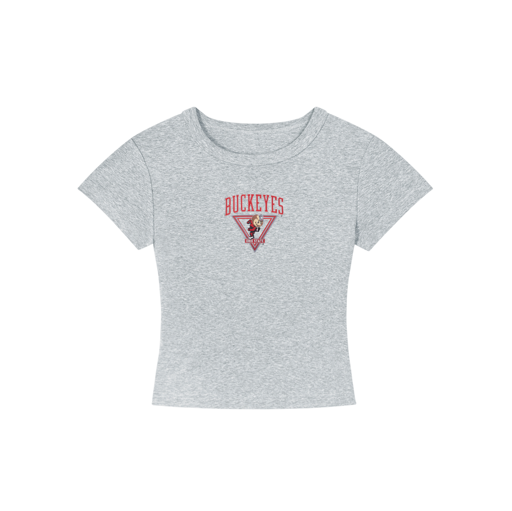 Ohio State Buckeyes Cropped Shirt
